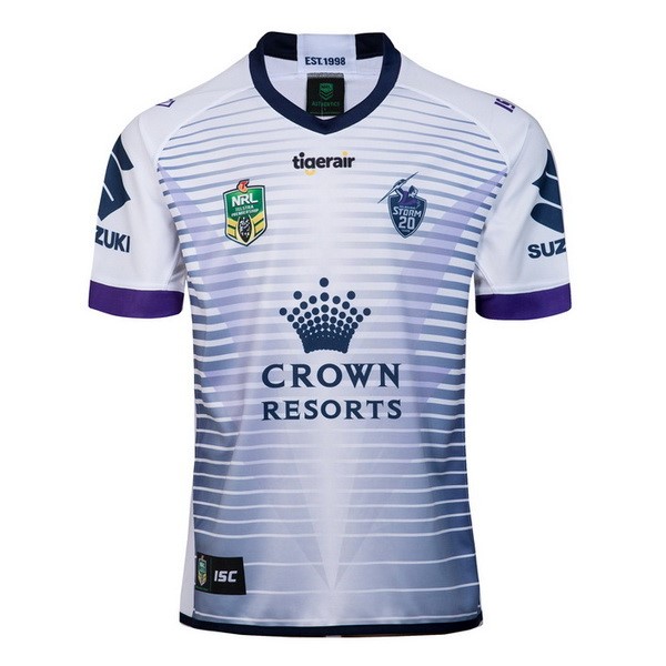 Tailandia Camiseta Melbourne Storm 2ª 2018 Blanco